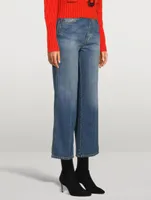 Stevie High-Waisted Cropped Jeans