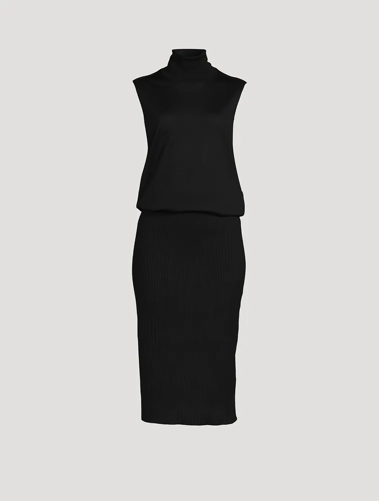 Sleeveless Knit Midi Dress