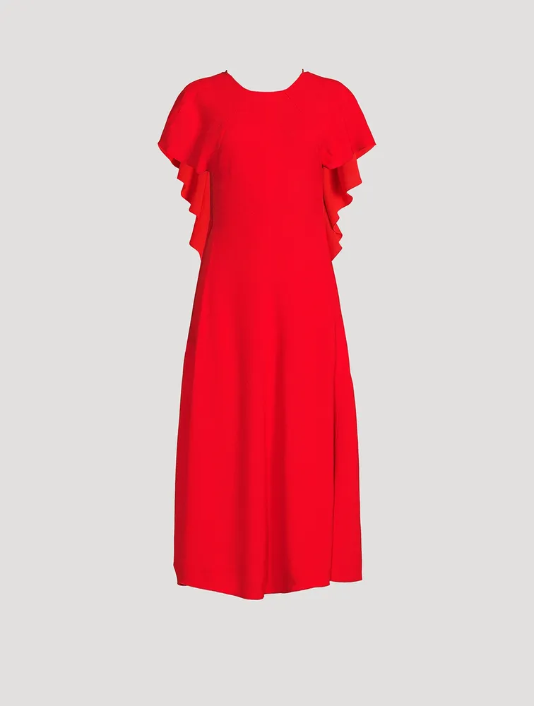 Draped Midi Dress