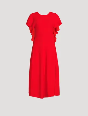 Draped Midi Dress