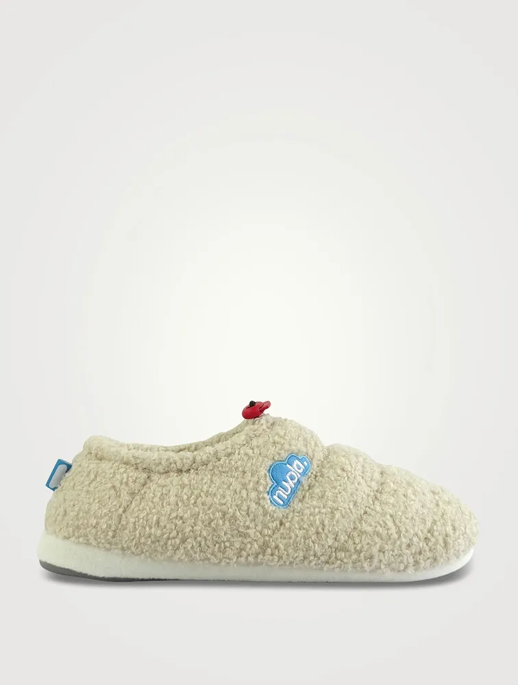 Classic Padded Faux Sheepskin Slippers