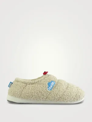 Classic Padded Faux Sheepskin Slippers