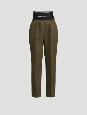 Straight-Leg Trousers
