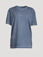 Jersey T-Shirt With Crystal Logo
