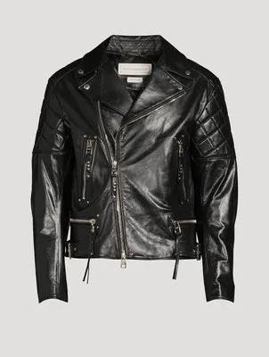 Punk Leather Biker Jacket