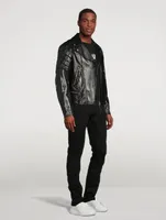 Punk Leather Biker Jacket