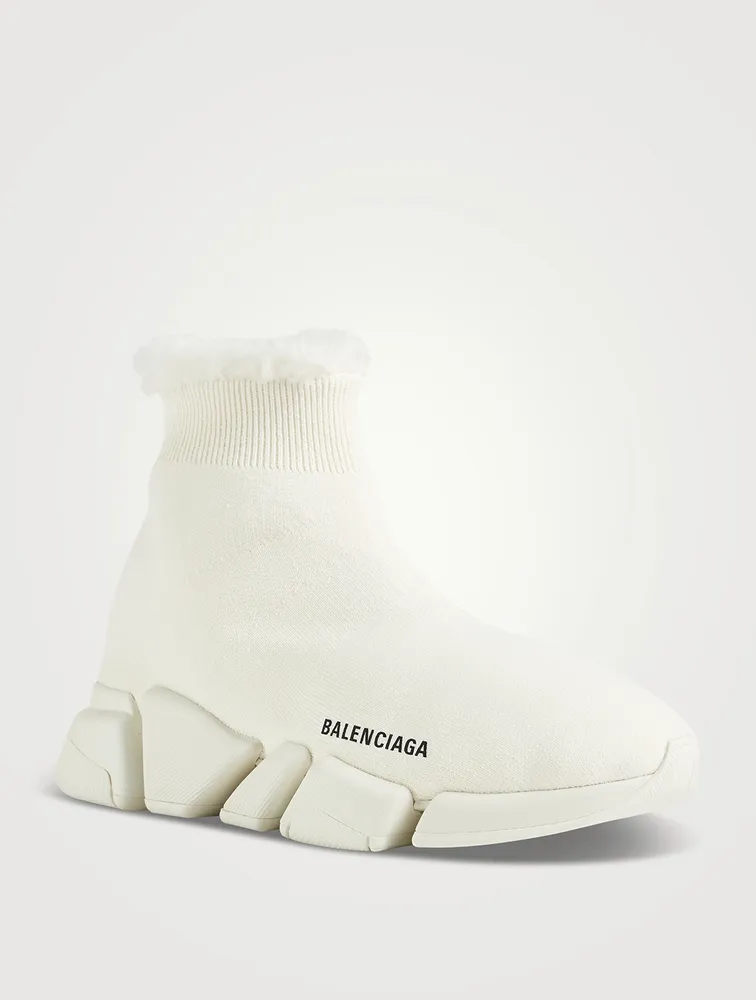 Speed 2.0 Faux Fur Sock Sneakers