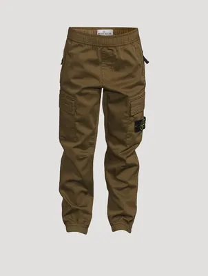 Cotton And Wool Cargo Pants