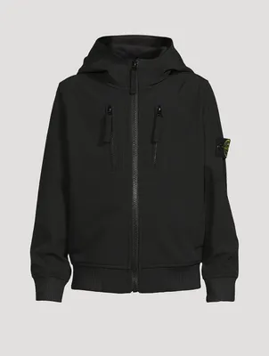 Soft Shell-R E.Dye Tech Jacket With Hood