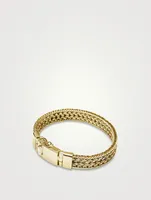 18K Gold Plated Braided Chain Bracelet