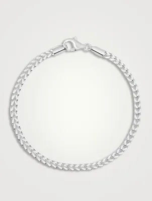 Silver Square Chain Bracelet