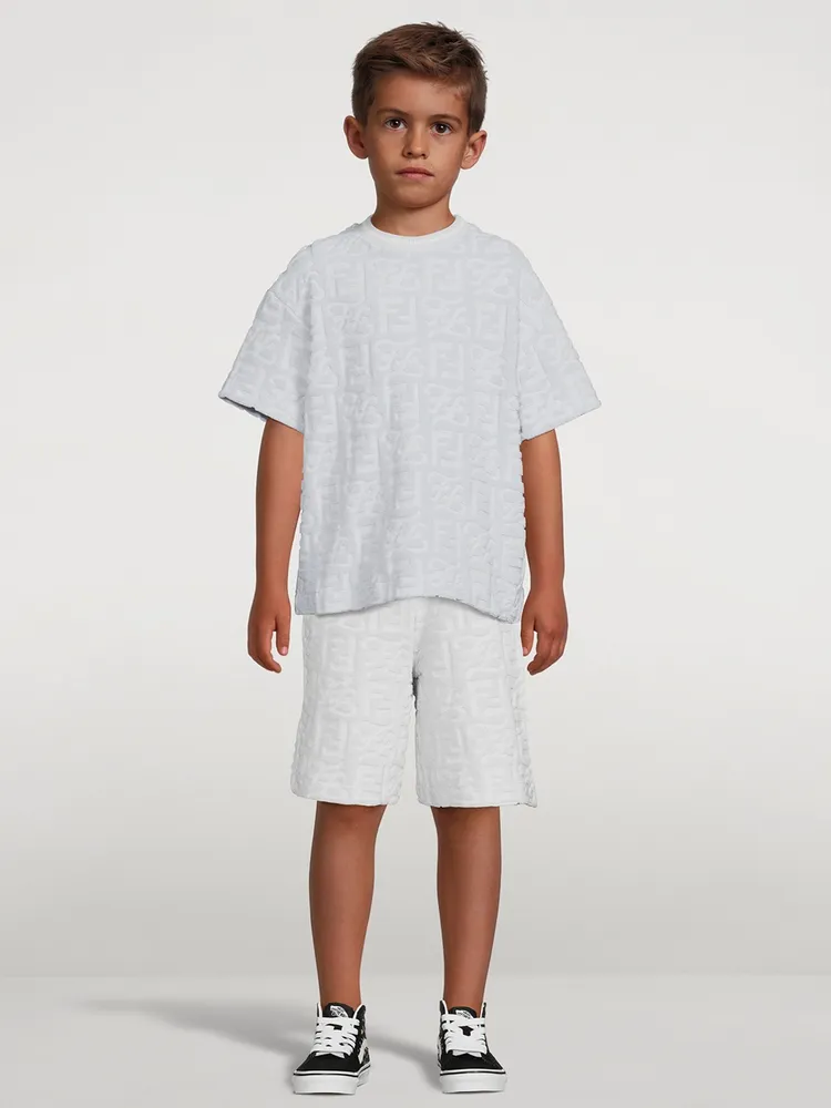 Kids Cotton Stretch Terry Shorts
