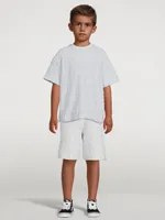 Kids Cotton Stretch Terry Shorts