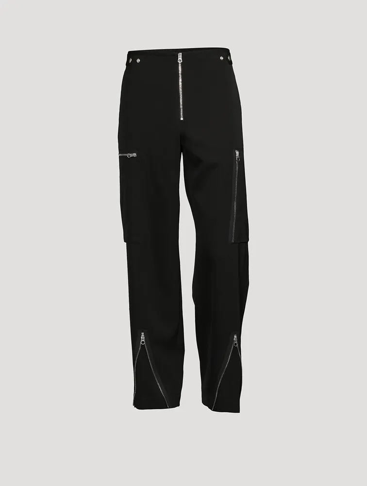 Relaxed-Fit Cropped Pants