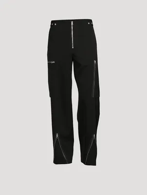 Relaxed-Fit Cropped Pants
