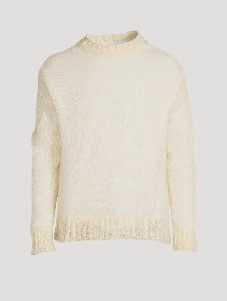 Mohair And Silk Sweater With T-Shirt