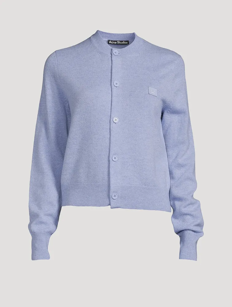 Wool Crewneck Cardigan