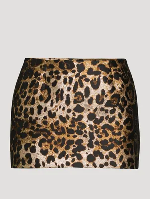 Mini Skirt Leopard Print