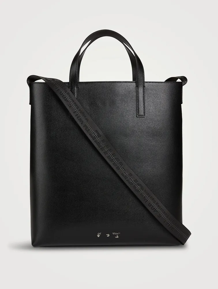 3D Diagonals Leather Tote Bag