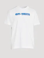 Blue Metal Arrow Slim-Fit T-Shirt