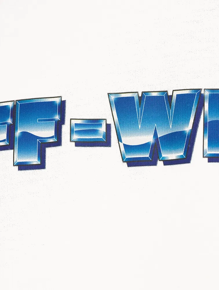 Blue Metal Arrow Slim-Fit T-Shirt