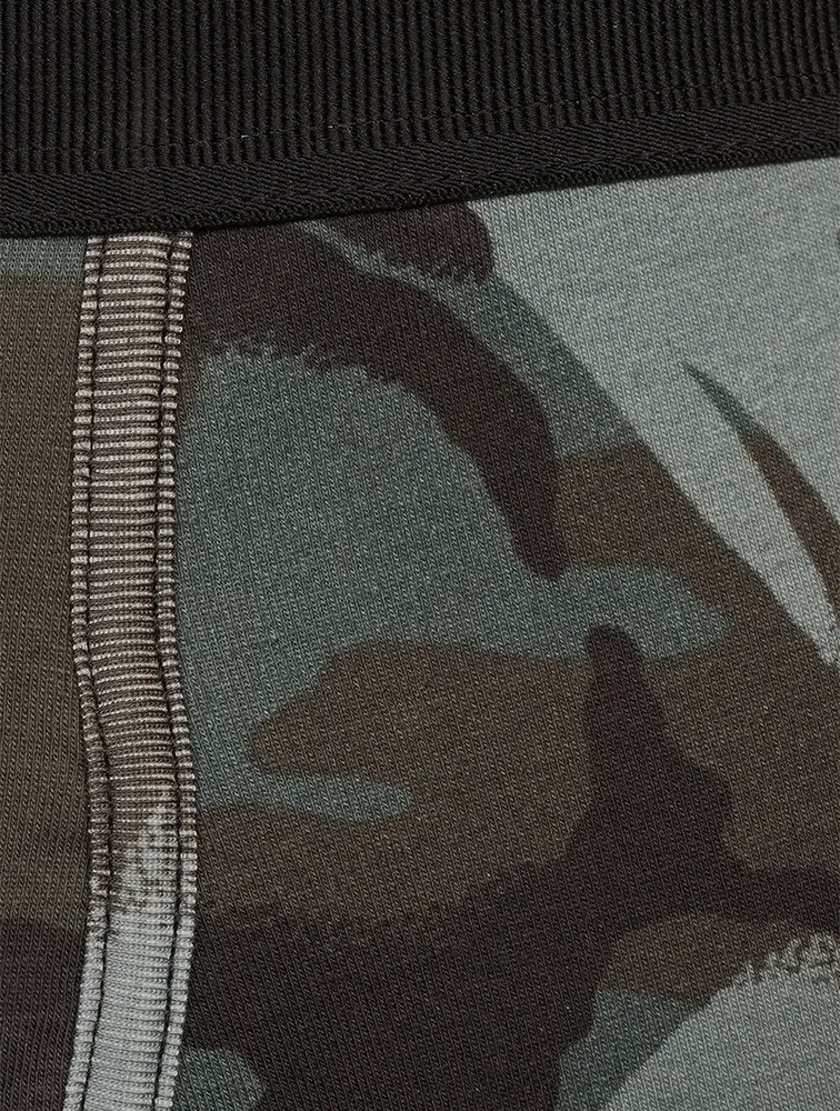 Cotton Stretch Boxer Briefs Camo Print