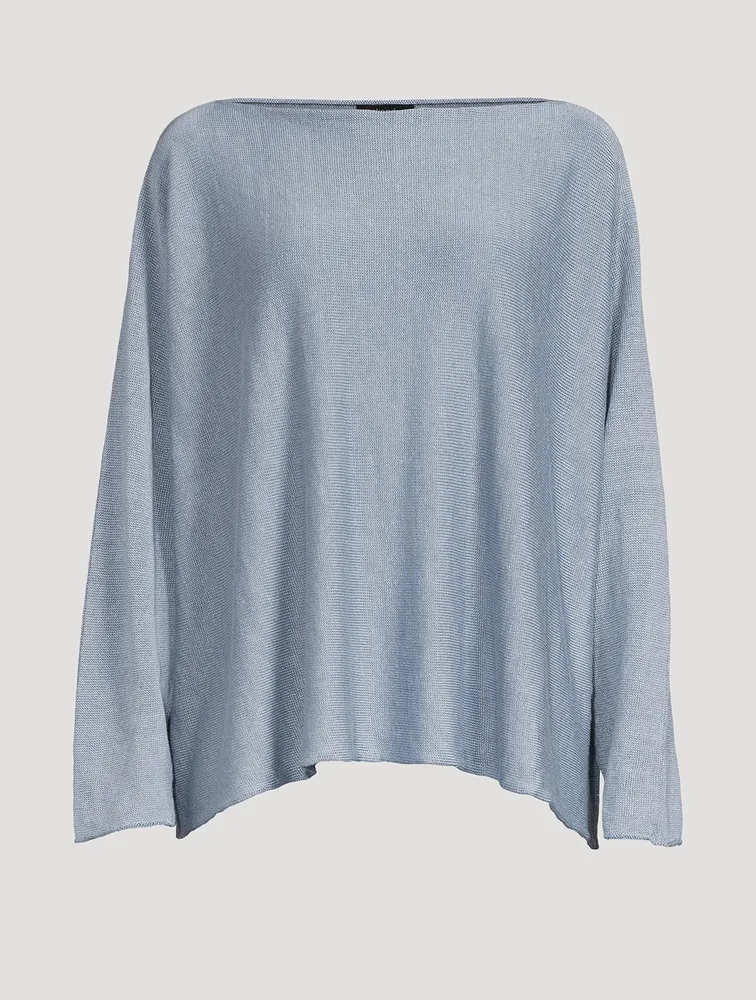 Linen Boatneck Sweater