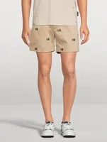 Broken Palm Cotton Shorts