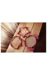 Ursula Raffia Shell Tray