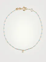 Classic Gigi Resin & 18K Gold Chain Diamond Bracelet