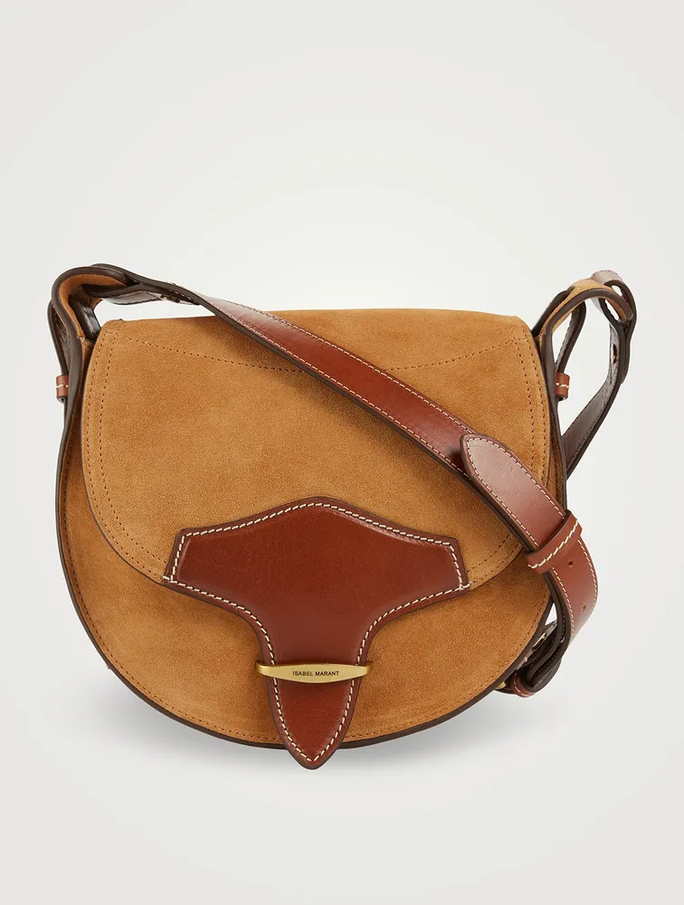 Botsy Suede Saddle Bag