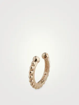 Dew Drop 14K Gold Ear Cuff