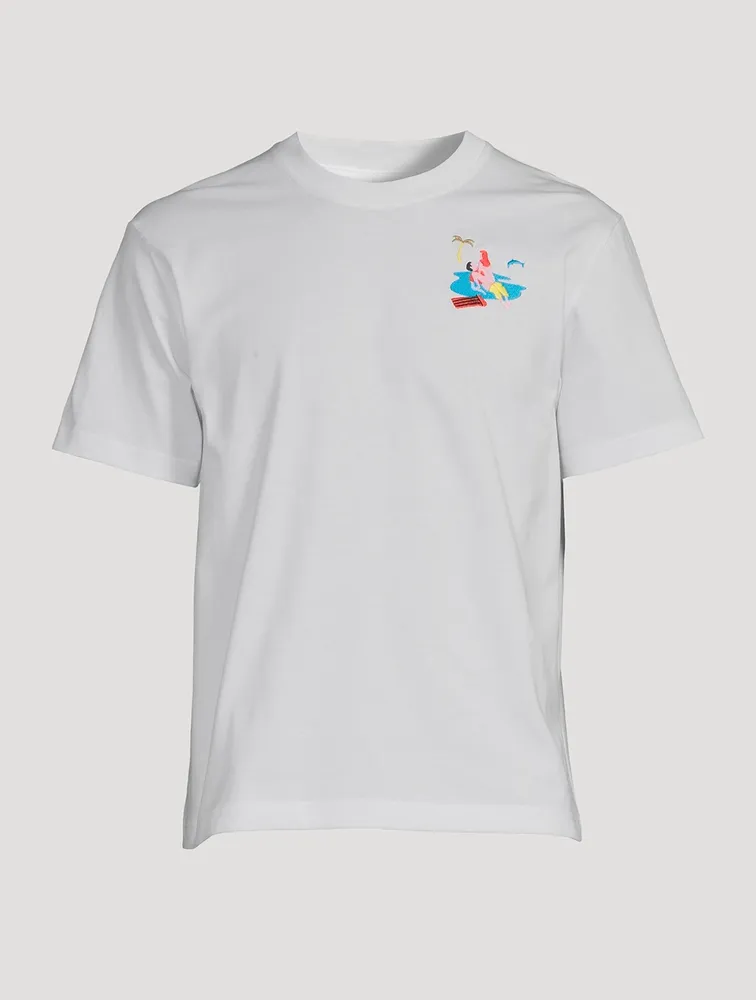 Baise Sur La Plage Cotton T-Shirt