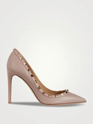 Rockstud Leather Pumps