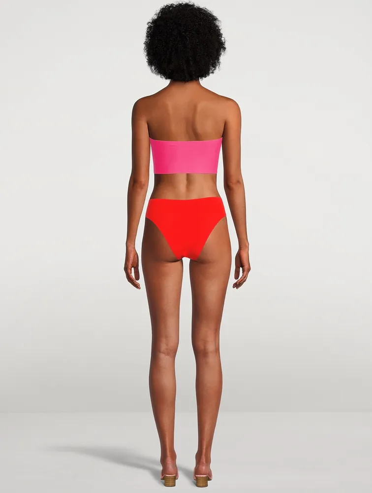 Metamorphosis Reversible Bandeau Swim Top
