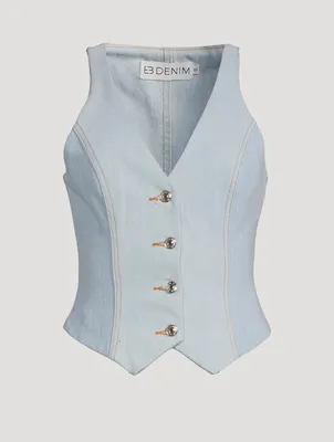 Ava Reclaimed Denim Vest
