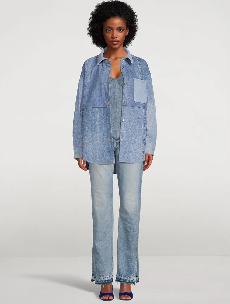 Reclaimed Denim Bustier