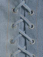 Reclaimed Denim Bustier