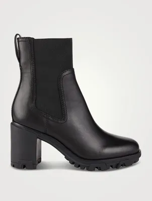 Shiloh Leather High Heel Boots