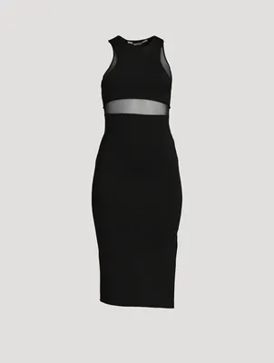 Mesh Midi Dress