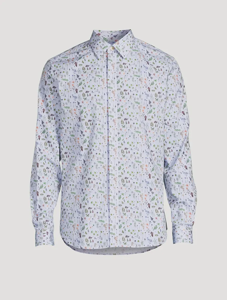 Cotton Shirt Floral Print