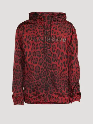 Nylon Zip Jacket With Hood