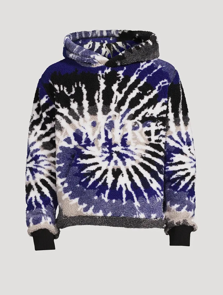 Tie Dye Polar Fleece Hoodie