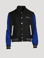 Bones Wool-Blend Varsity Jacket