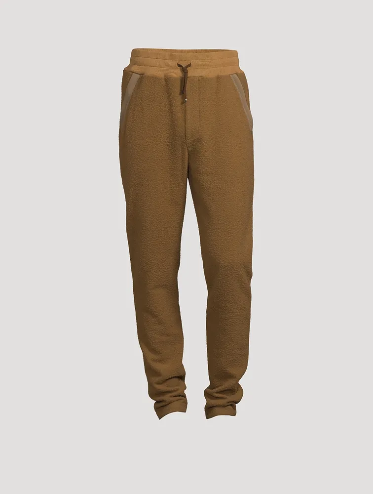 Wool-Blend Track Pants