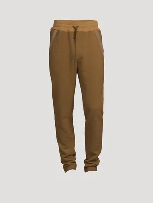 Wool-Blend Track Pants