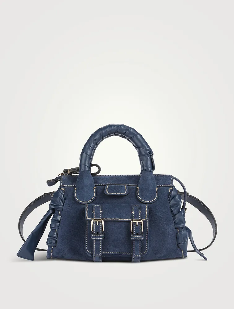 Mini Edith Suede Satchel