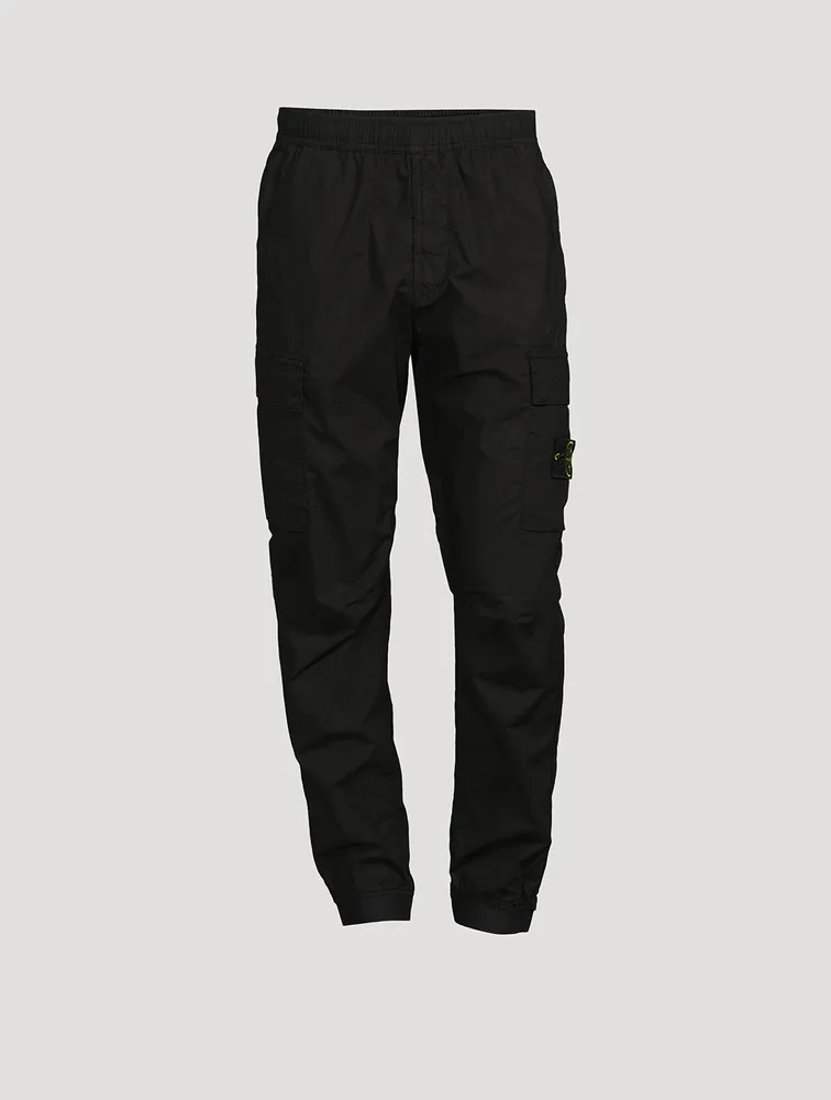 Garment-Dyed Stretch Cotton Tela Pants