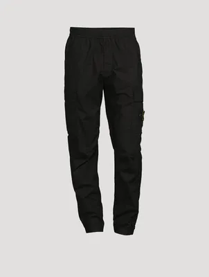 Garment-Dyed Stretch Cotton Tela Pants