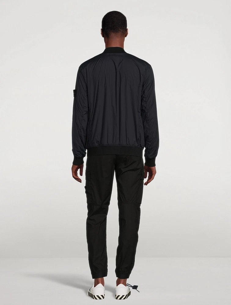 Skin Touch Nylon-TC Bomber Jacket